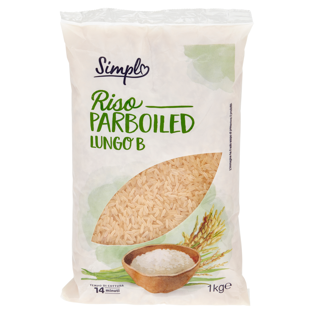 Carrefour Simpl Riso Parboiled Lungo B 1 Kg