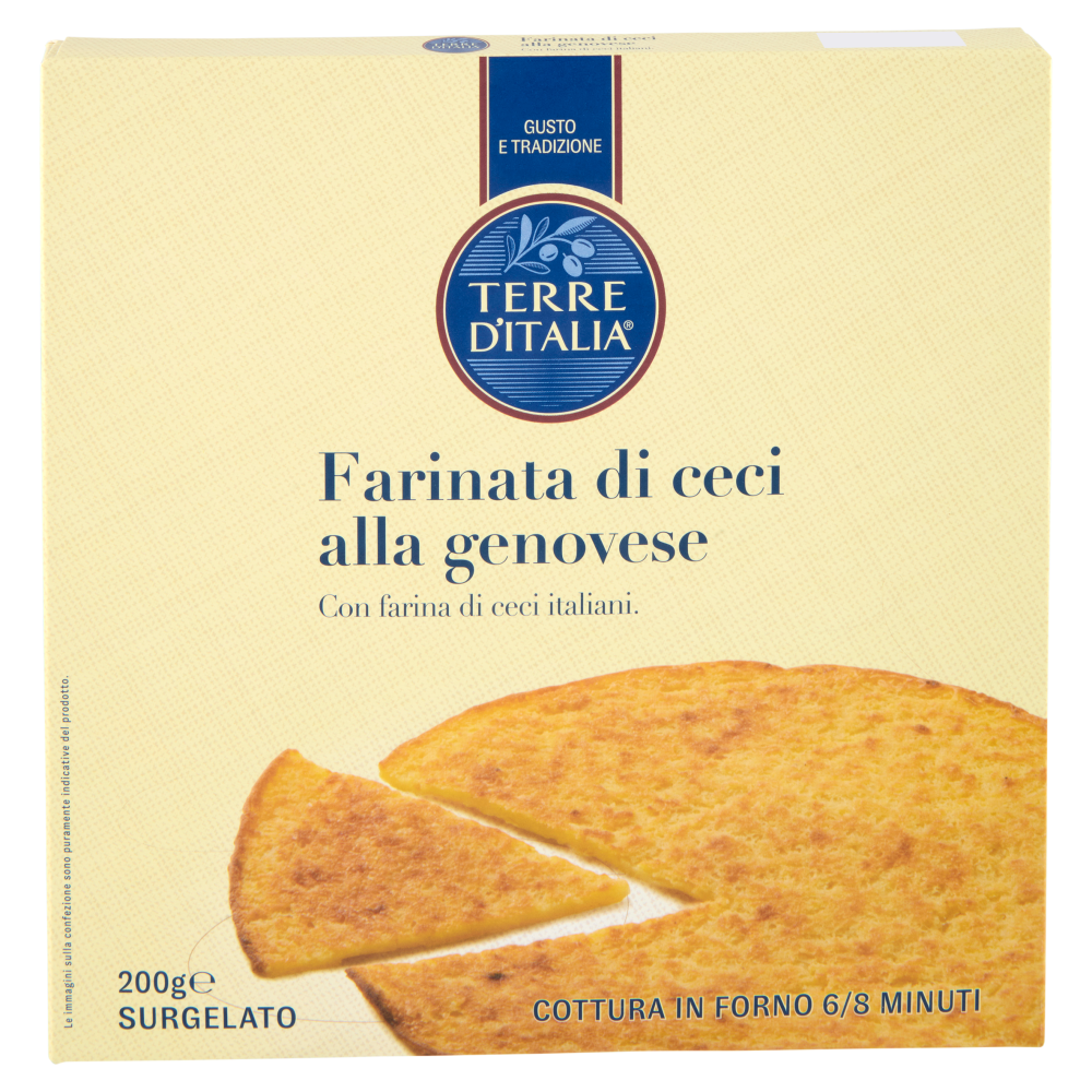 Terre d'Italia Farinata di ceci alla genovese Surgelato 200 g