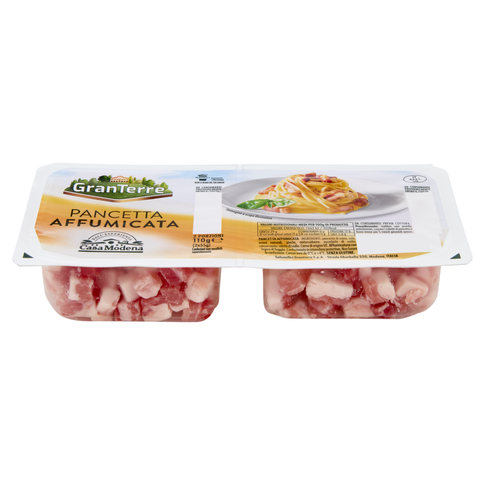 GranTerre Pancetta Affumicata 2 x 55 g
