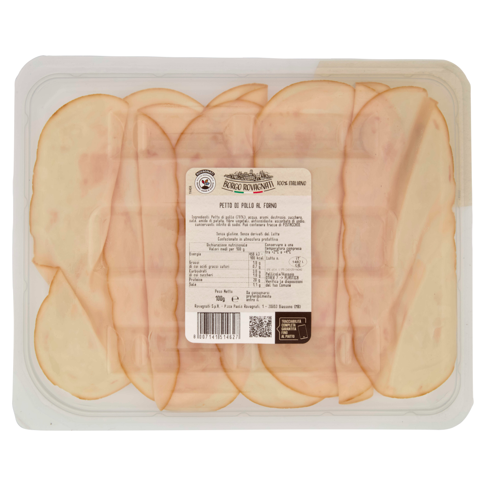 Borgo Rovagnati Petto di Pollo al Forno 100 g