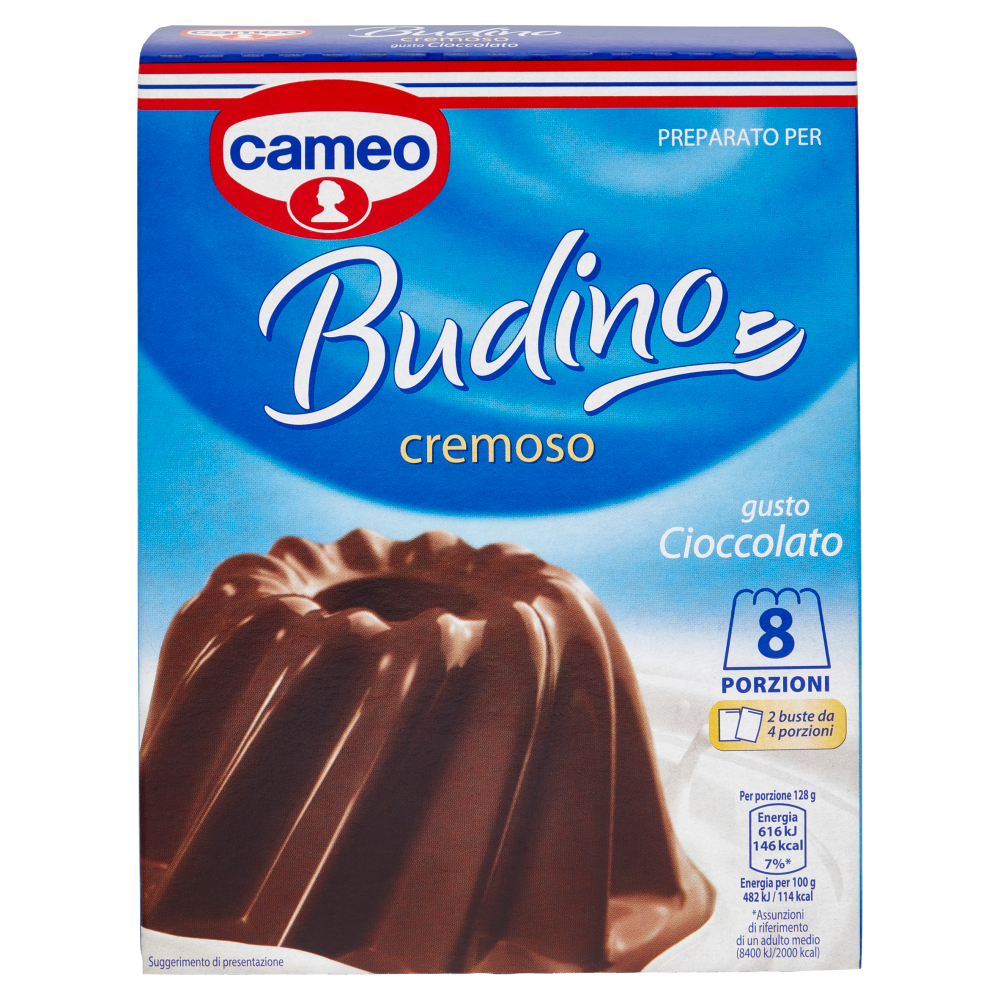 cameo Preparato per Budino cremoso gusto Cioccolato 2 x 90 g