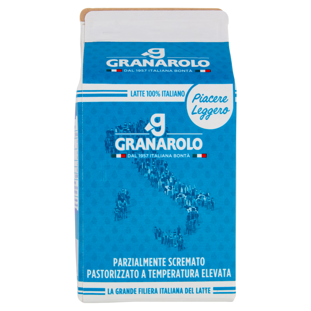 Granarolo Piacere Leggero Parzialmente Scremato Pastorizzato a Temperatura Elevata 500 ml