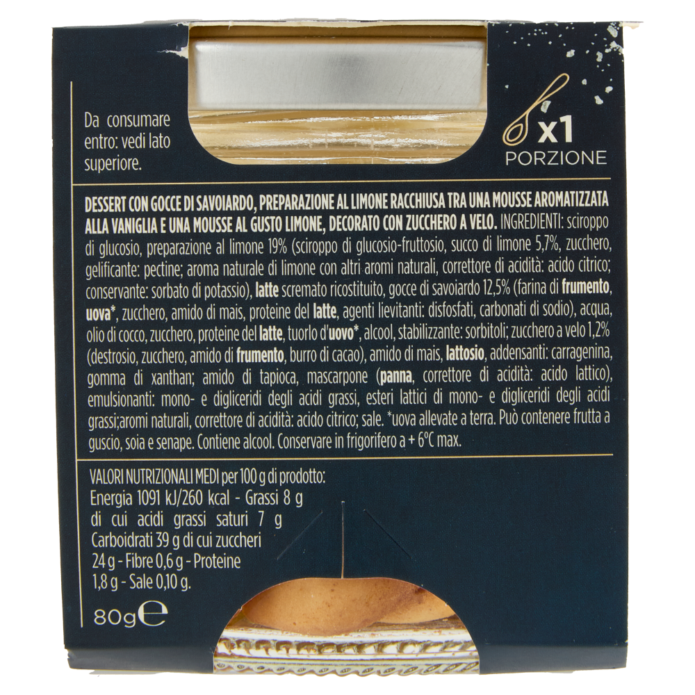 Solo Italia Delizia al Limone 80 g