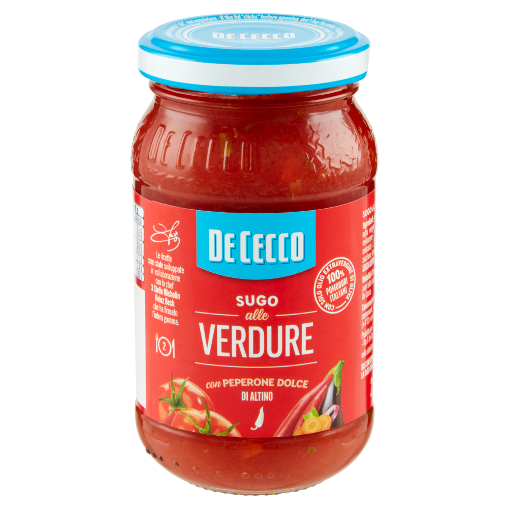 De Cecco Sugo alle Verdure con Peperone Dolce di Altino 200 g
