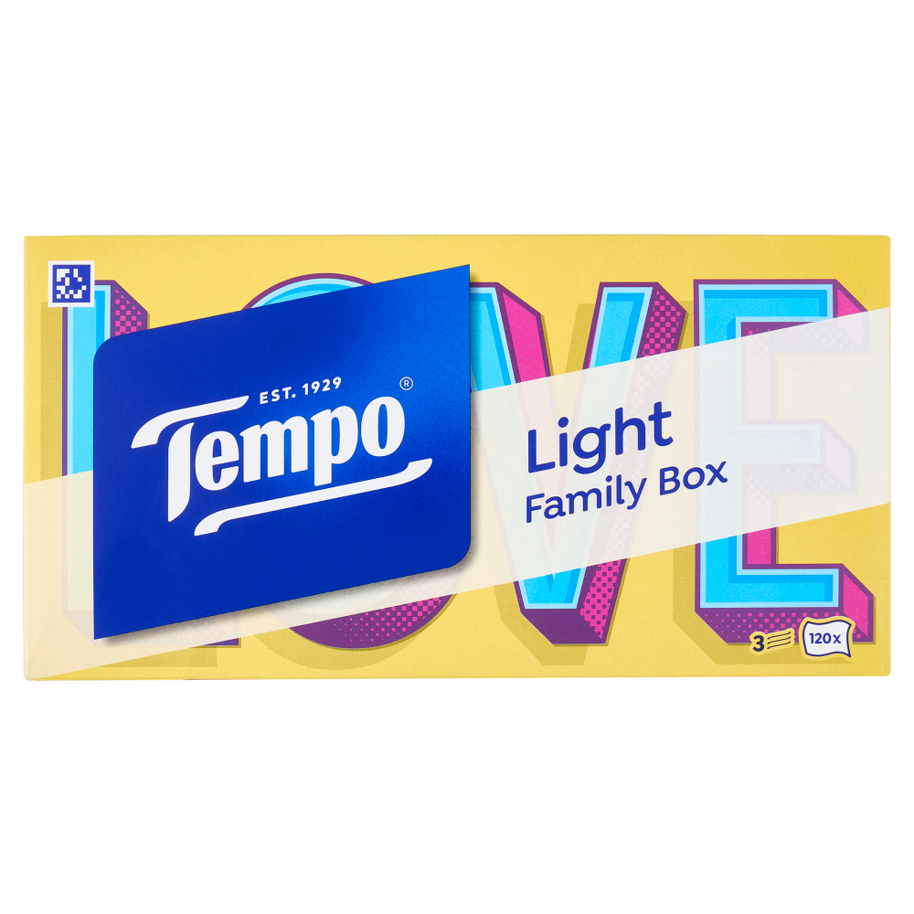 Tempo Light Family Box Fazzoletti 3 veli 120 pz