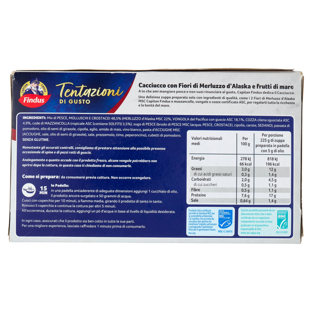Capitan Findus Tentazioni di Gusto Cacciucco 450 g