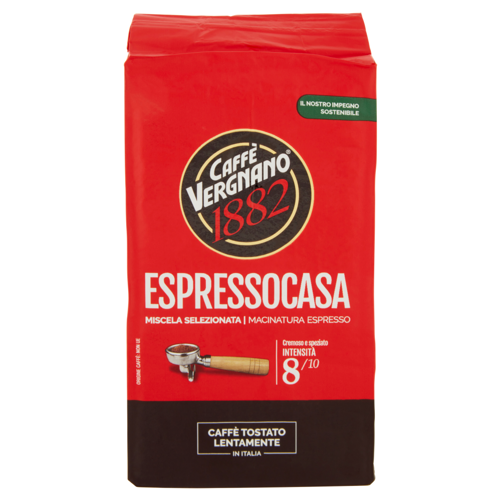 Caffè Vergnano 1882 Espressocasa Miscela Selezionata Macinatura Espresso 250 g