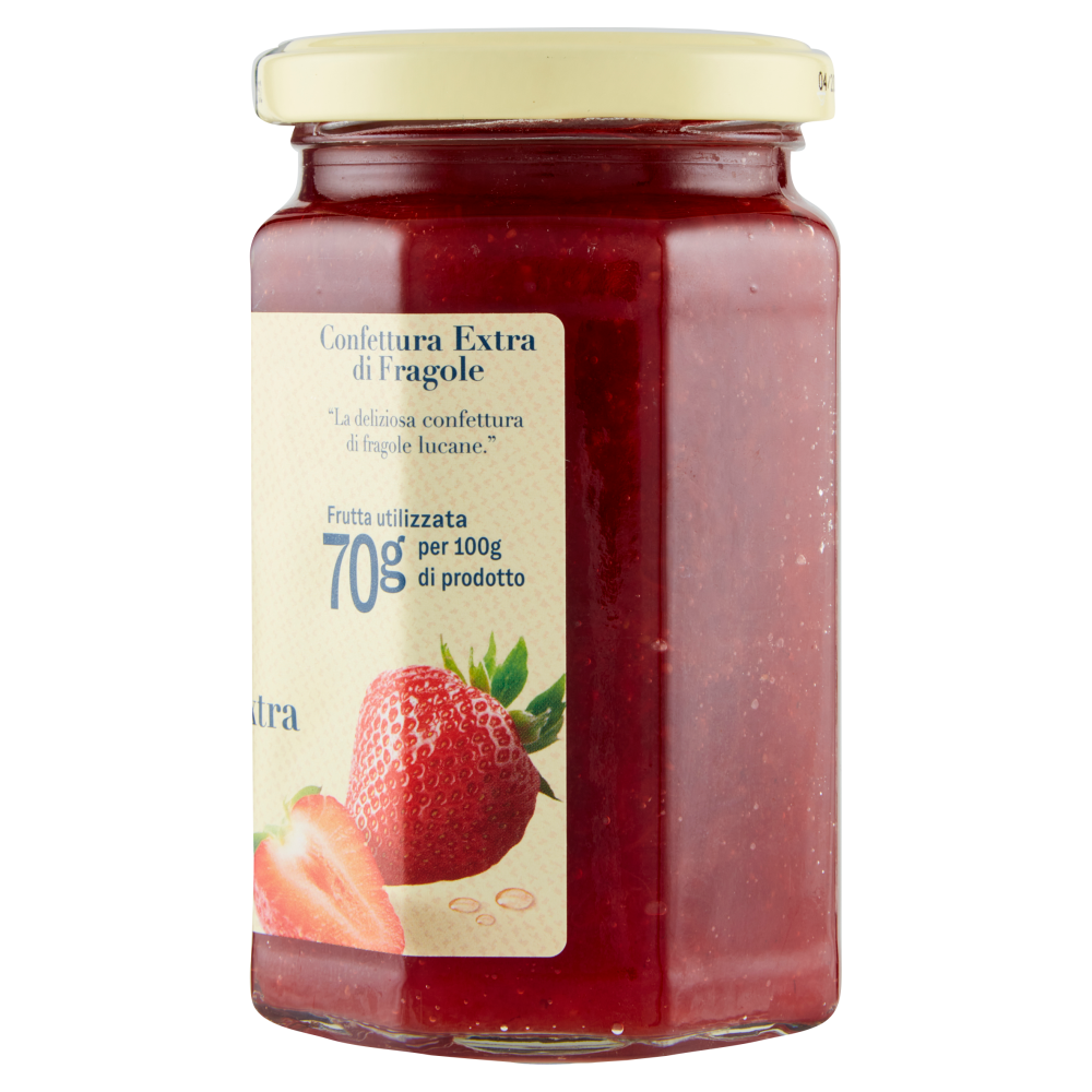 Terre d'Italia Confettura Extra di Fragole con fragole della Basilicata 340 g