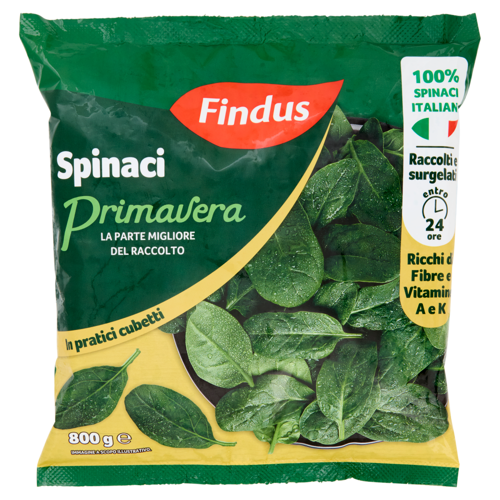 Findus Ciuffetti di Spinaci Primavera 800 g