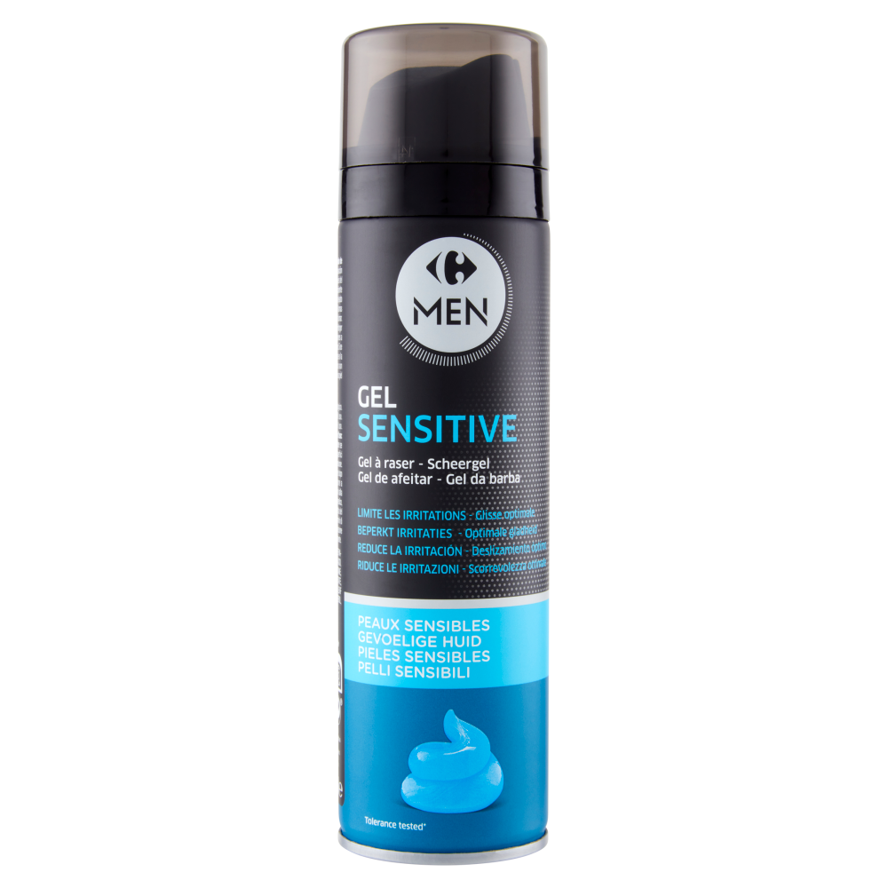 Carrefour Men Gel Sensitive Gel da barba 200 ml