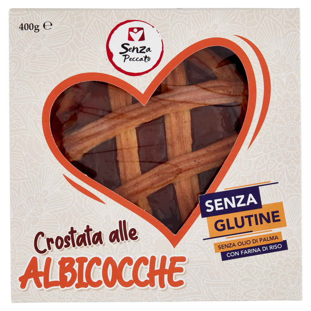 Senza Peccato Crostata alle Albicocche Senza Glutine 400 g