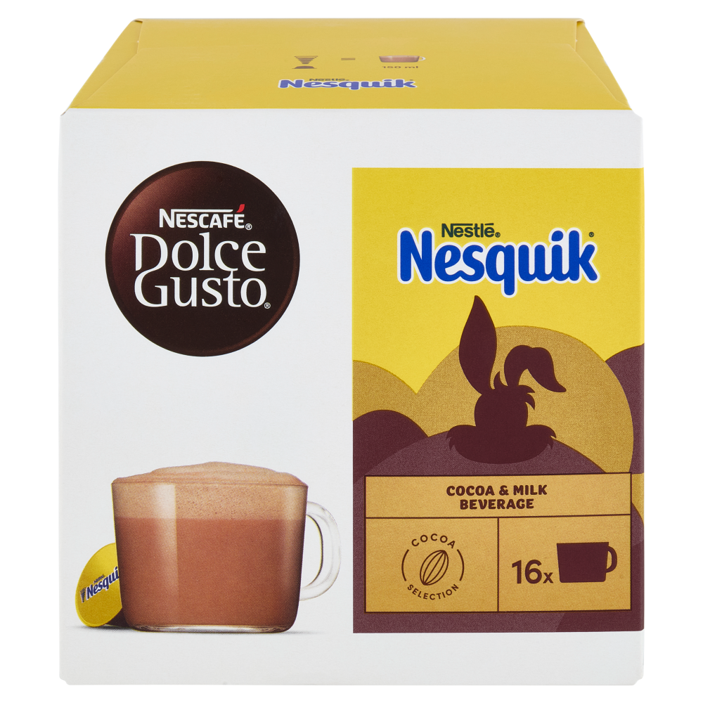 NESCAF&Eacute; DOLCE GUSTO NesquikChoc 16 Capsule Compatibili Nescaf&eacute; Dolce Gusto 256g