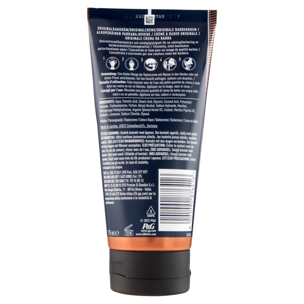 King C Gillette Original Shave Cream 175 ml