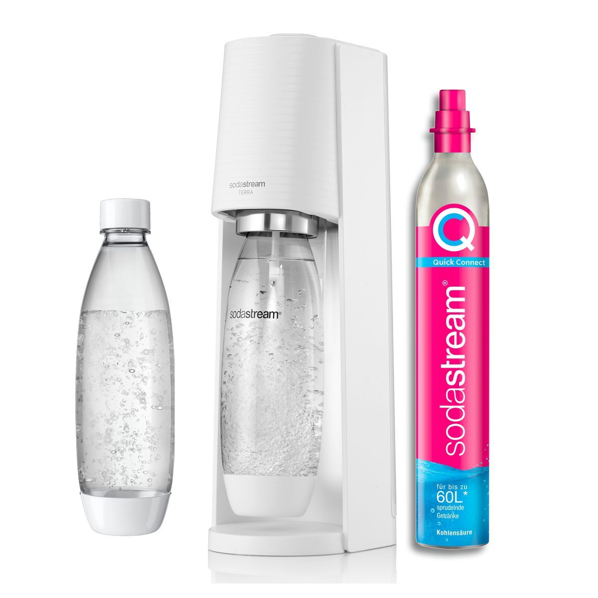 SodaStream Terra Megapack Bianco