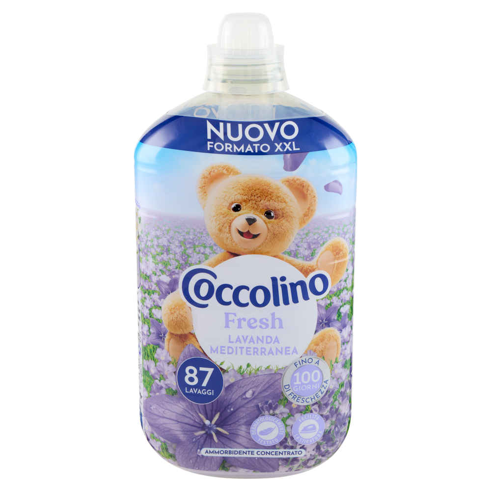 Coccolino Ammorbidente Concentrato Fresh Lavanda Mediterranea 87 Lavaggi 1827 ml