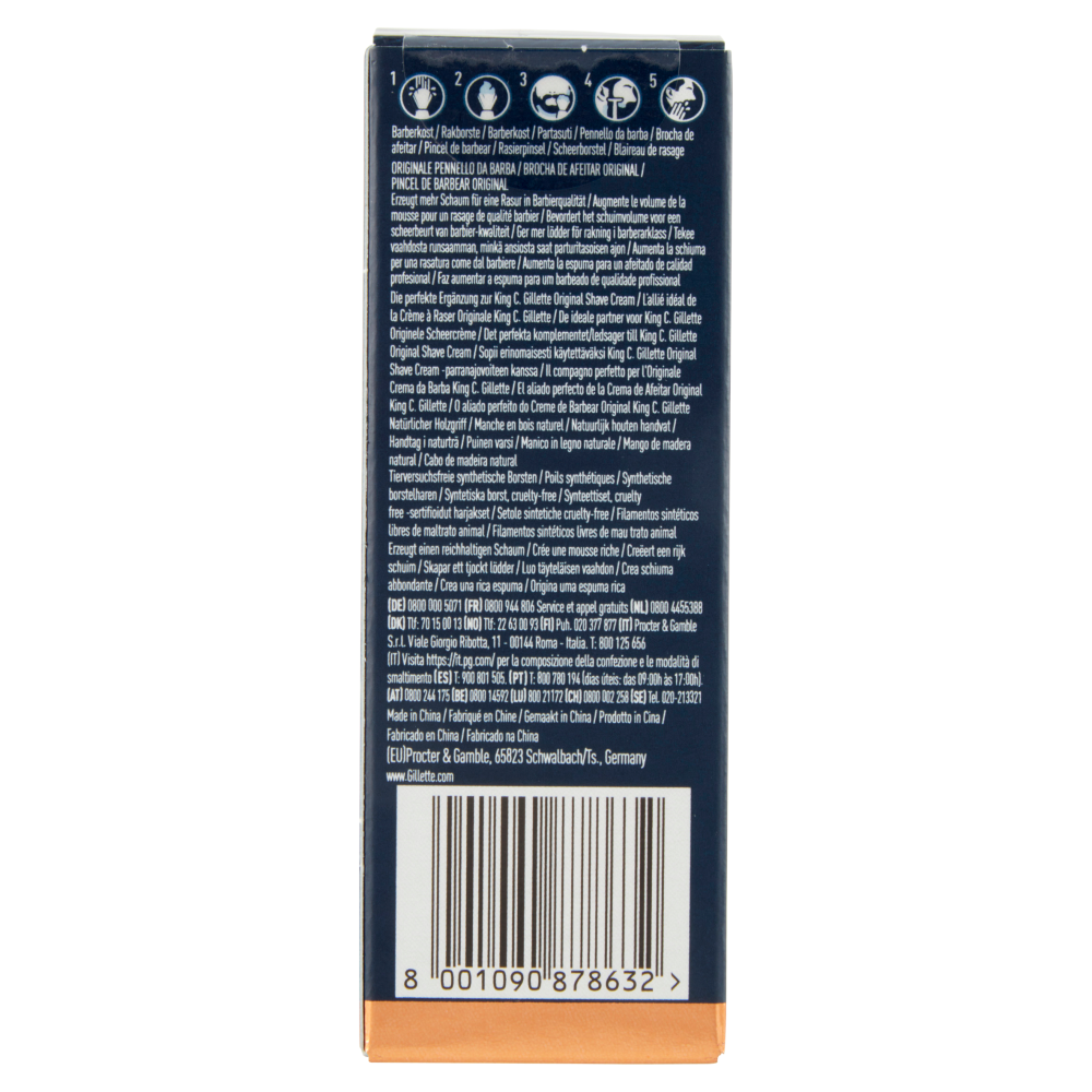 King C Gillette Original Shave Brush 1 pz