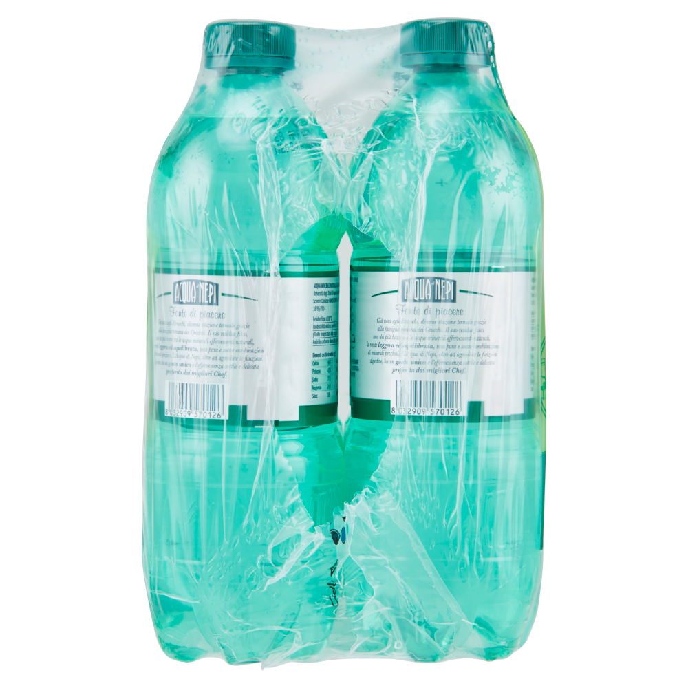 Acqua di Nepi Acqua Minerale Effervescente Naturale Pet 6 x 0,5 L