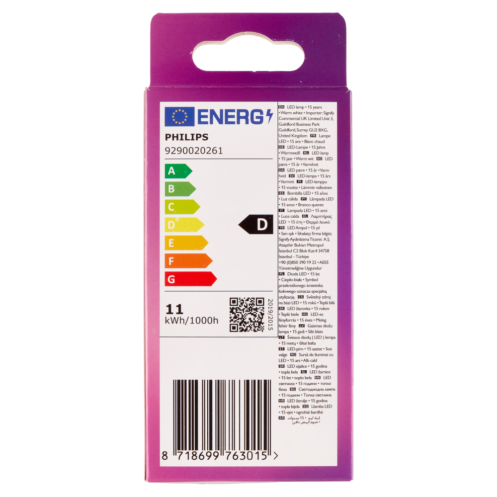 Philips Led goccia filamento 100W E27 2700K