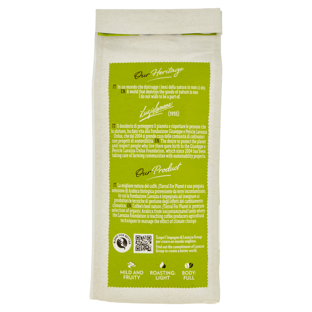 Lavazza iTierra! Bio-Organic For Planet Caffè Macinato 180 g