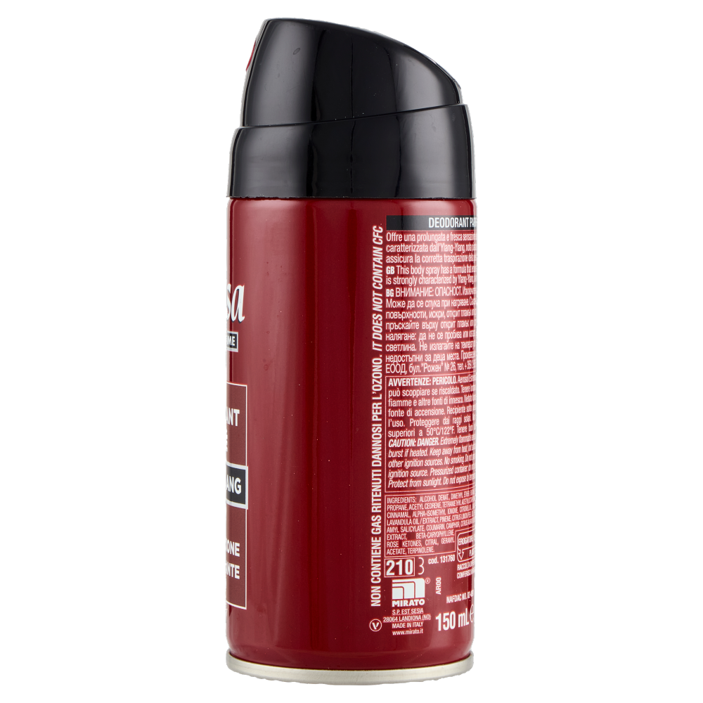 Intesa Pour Homme Deodorant Parfumé Ylang-Ylang Body Spray 150 mL