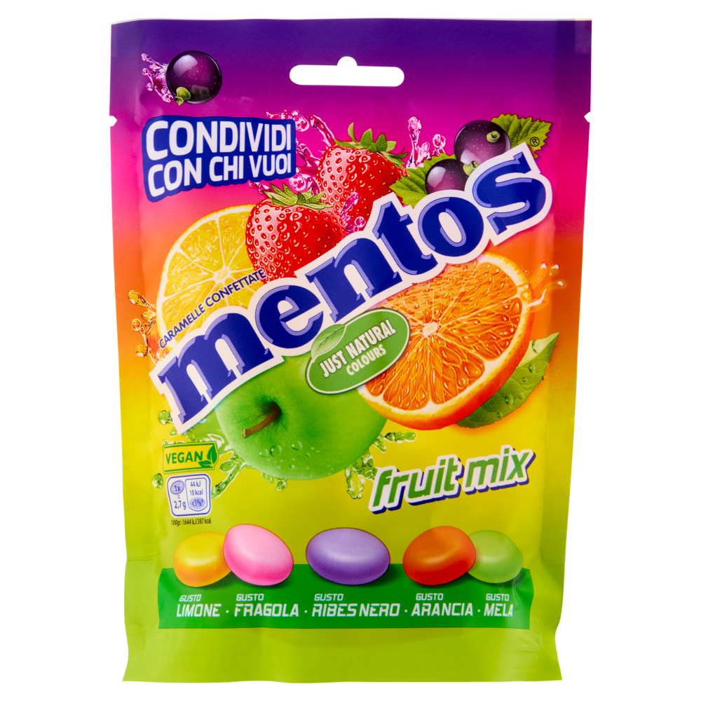 mentos fruit mix Caramelle Confettate 160 g