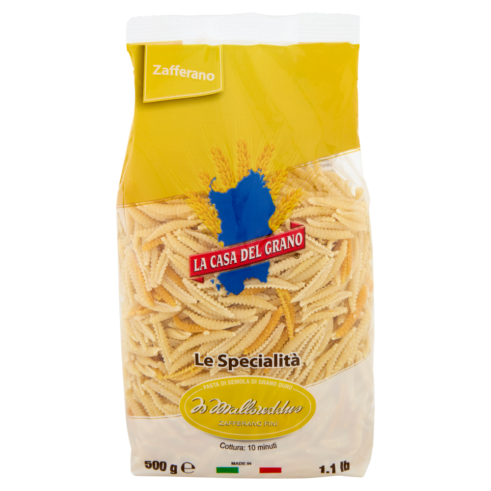 La Casa del Grano Le Specialit&agrave; i Malloreddus Zafferano Fini 500 g