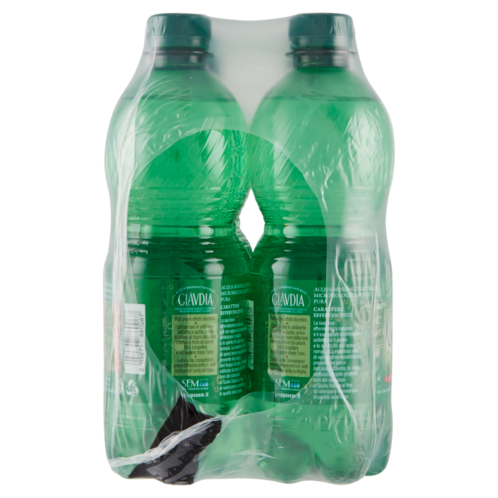 Clavdia Effervescente Naturale 6 x 50 cl