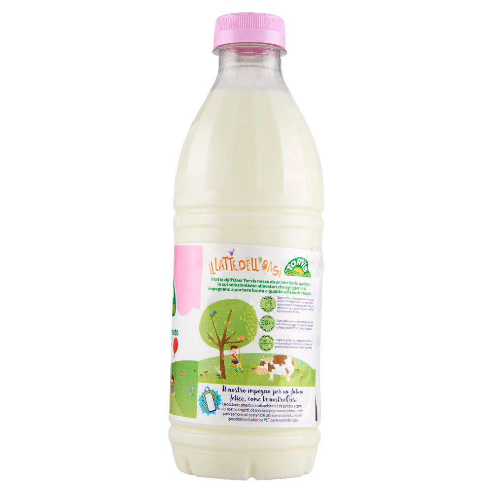 Torvis Latte Parzialmente Scremato Pastorizzato a temperatura elevata 1000 ml