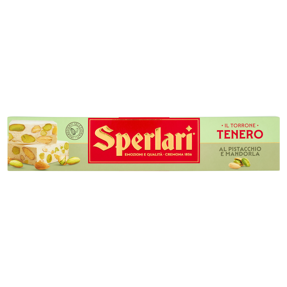 Sperlari il Torrone Tenero al Pistacchio e Mandorla 250 g