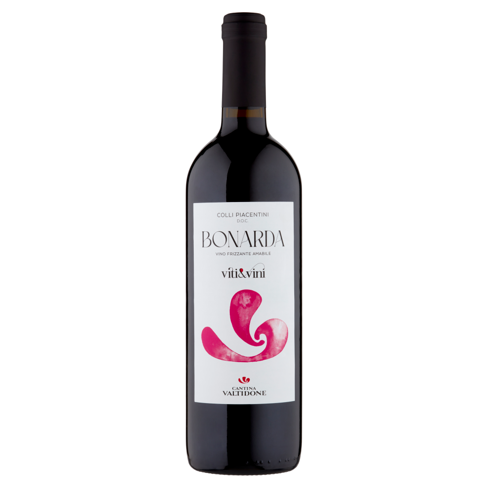 Cantina Valtidone viti&vini Colli Piacentini D.O.C. Bonarda Vino Frizzante Amabile 0,75 l