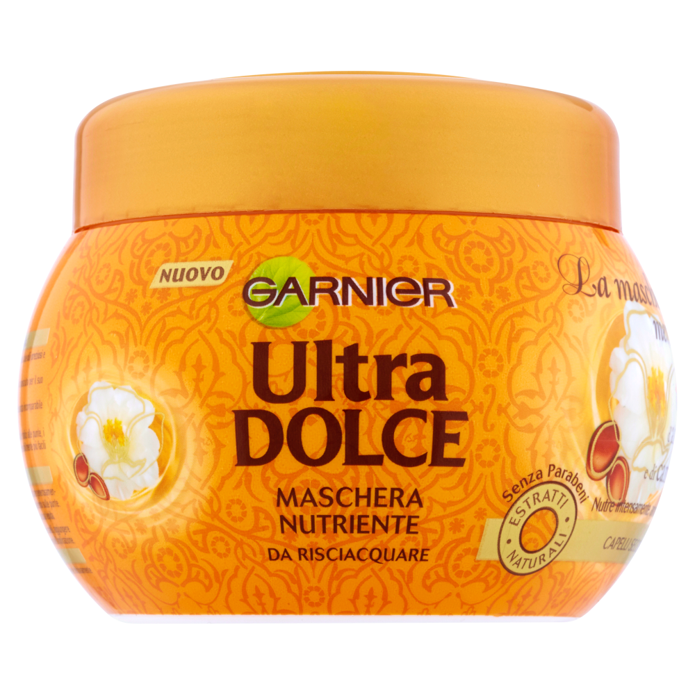 Garnier Ultra Dolce Maschera nutriente all'olio d'argan e di camelia 300 ml