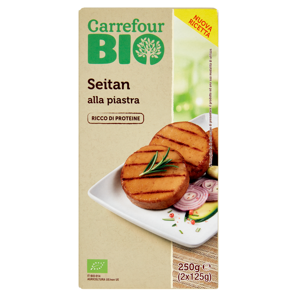 Carrefour Bio Seitan alla piastra 2 x 125 g