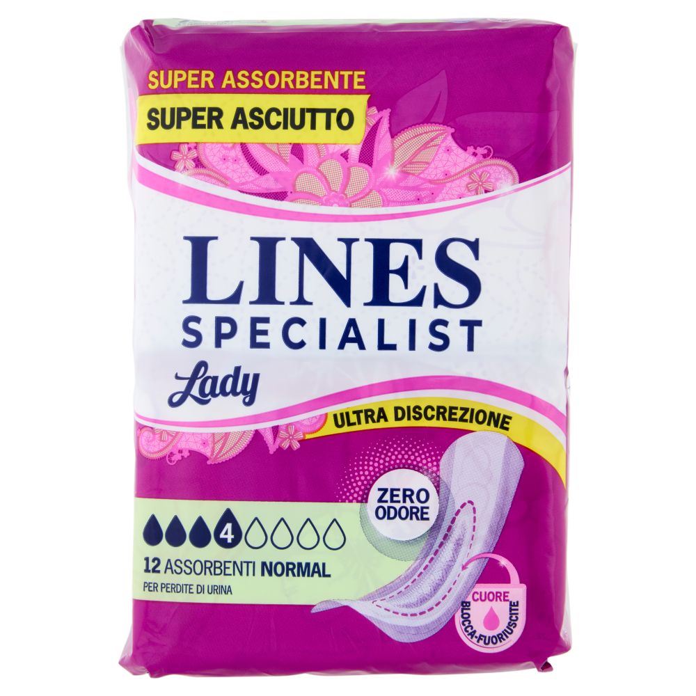 Lines Specialist Lady Assorbenti Normal 12 pz
