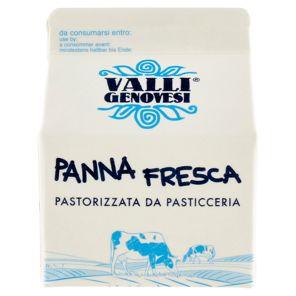 Valli Genovesi Panna Fresca Pastorizzata da Pasticceria 200 ml