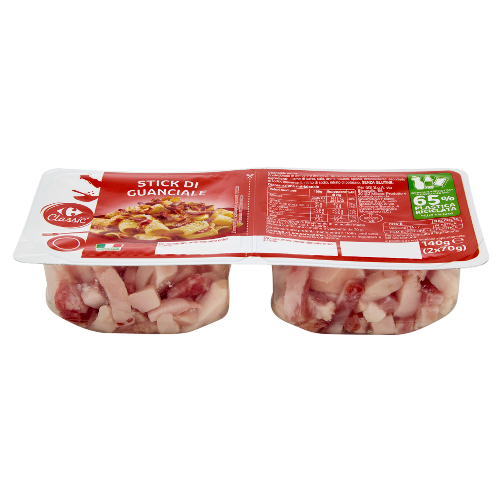 Carrefour Classic Stick di Guanciale 2 x 70 g