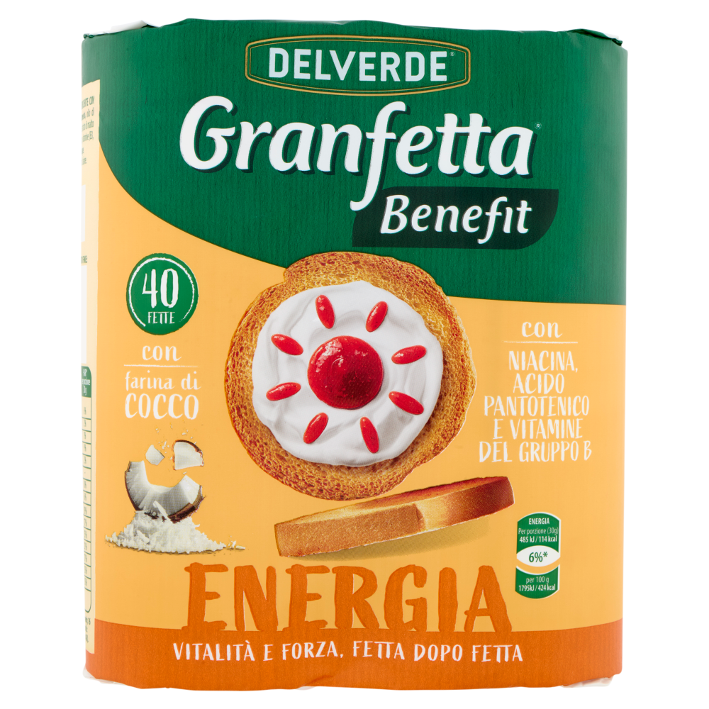 Delverde Granfetta Benefit Energia 40 Fette 300 g