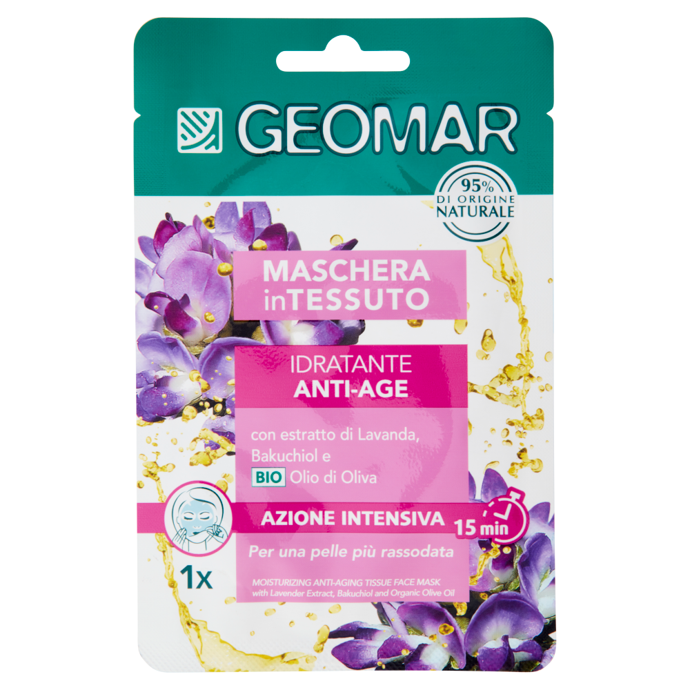 Geomar Maschera in Tessuto Idratante Anti-age 22 mL