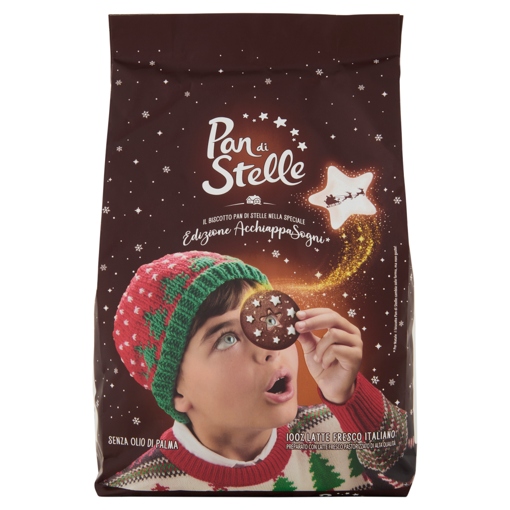 Pan di Stelle Biscotto al Cacao Nocciole e Latte Fresco 100% italiano 1000g