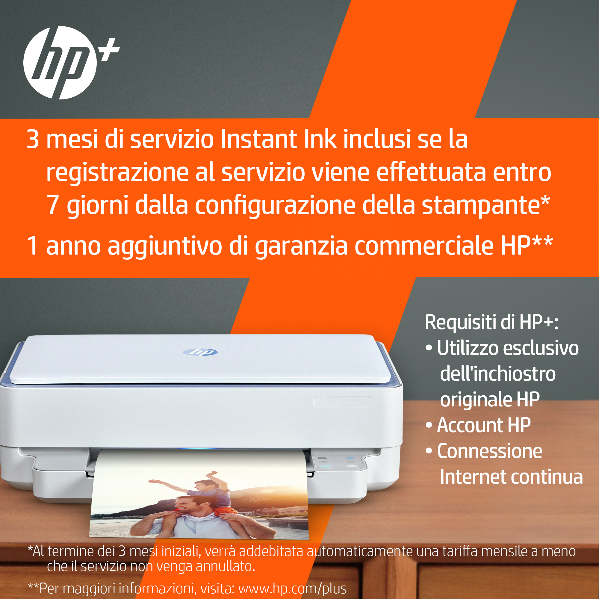 HP ENVY 6010e Wireless All-in-One Colore Stampante, Instant Ink; Fotocopiatrice, scanner