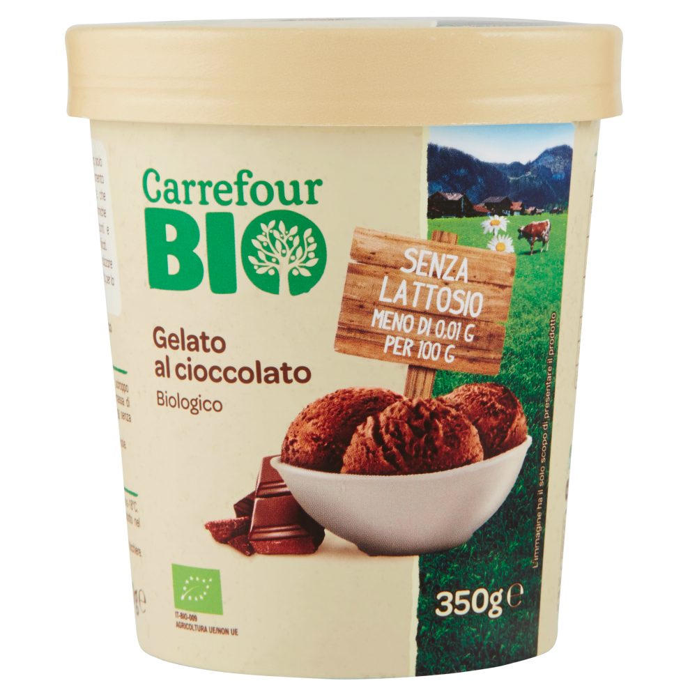 Carrefour Bio Gelato al cioccolato Biologico 350 g