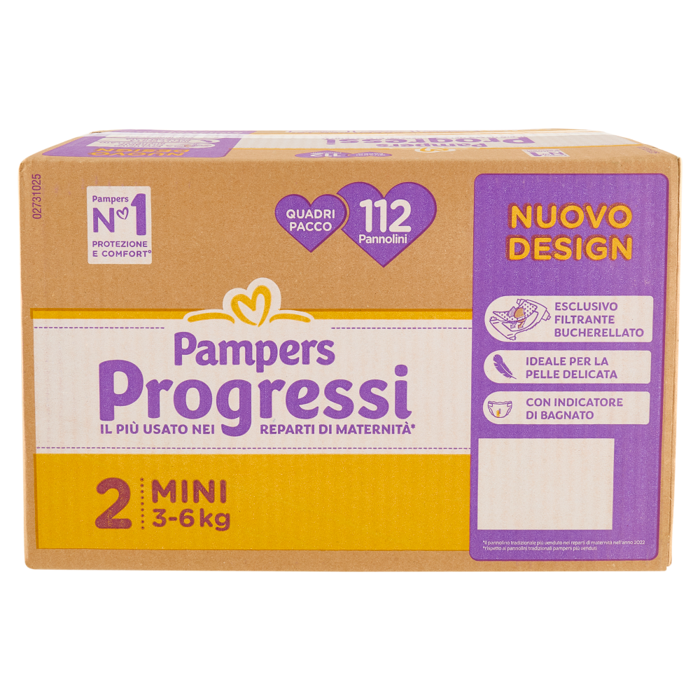 Pampers Progressi Mini 112 pz