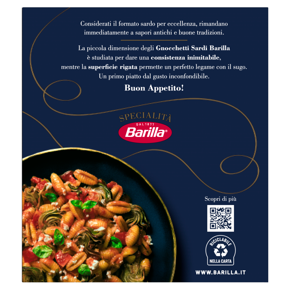 Barilla Pasta Specialità Gnocchetti Sardi 500g