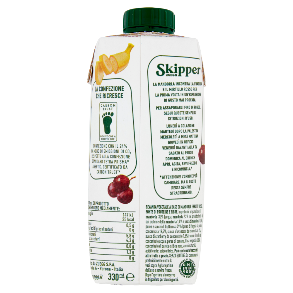 Zuegg Skipper Mandorla Frutti Rossi 330 ml