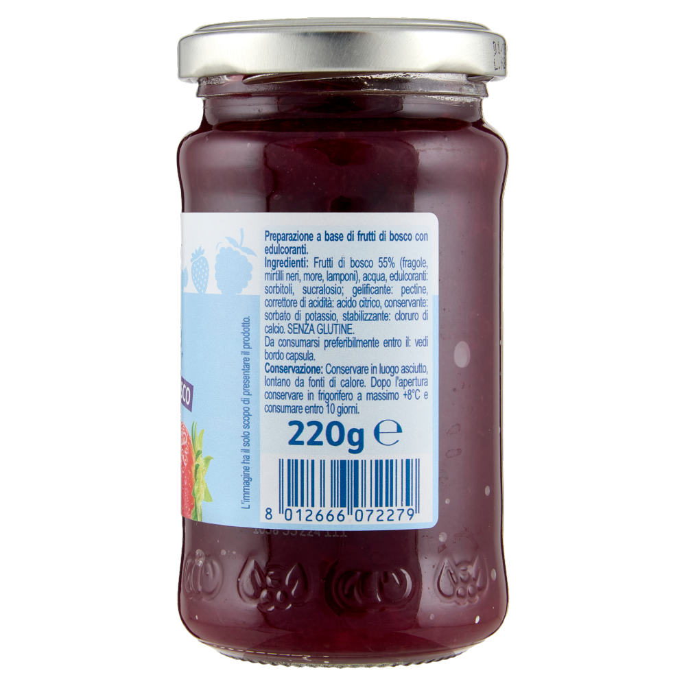 Carrefour Classic Senza Zuccheri Aggiunti* Frutti di Bosco 220 g