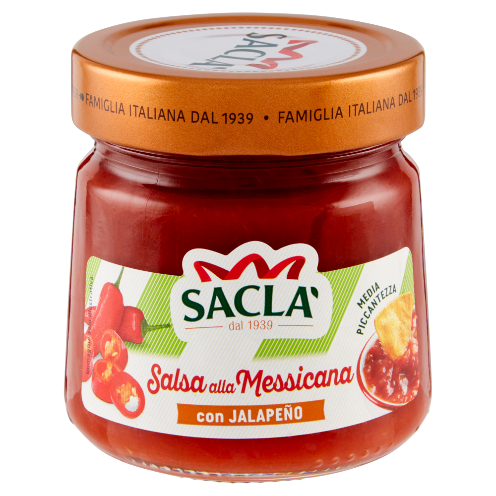 Saclà Salsa alla Messicana con Jalapeño 190 g