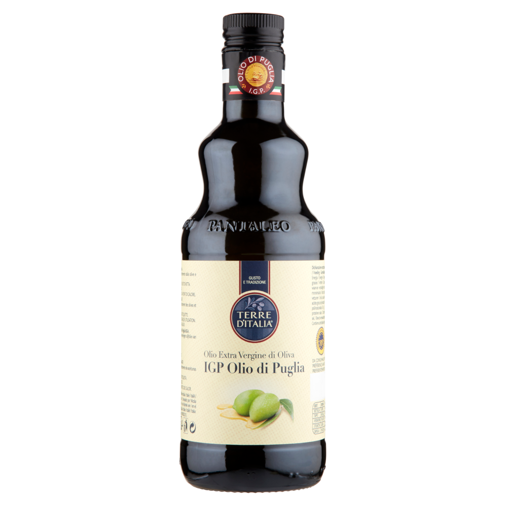 Terre d'Italia Olio Extra Vergine di Oliva IGP Olio di Puglia 500 ml