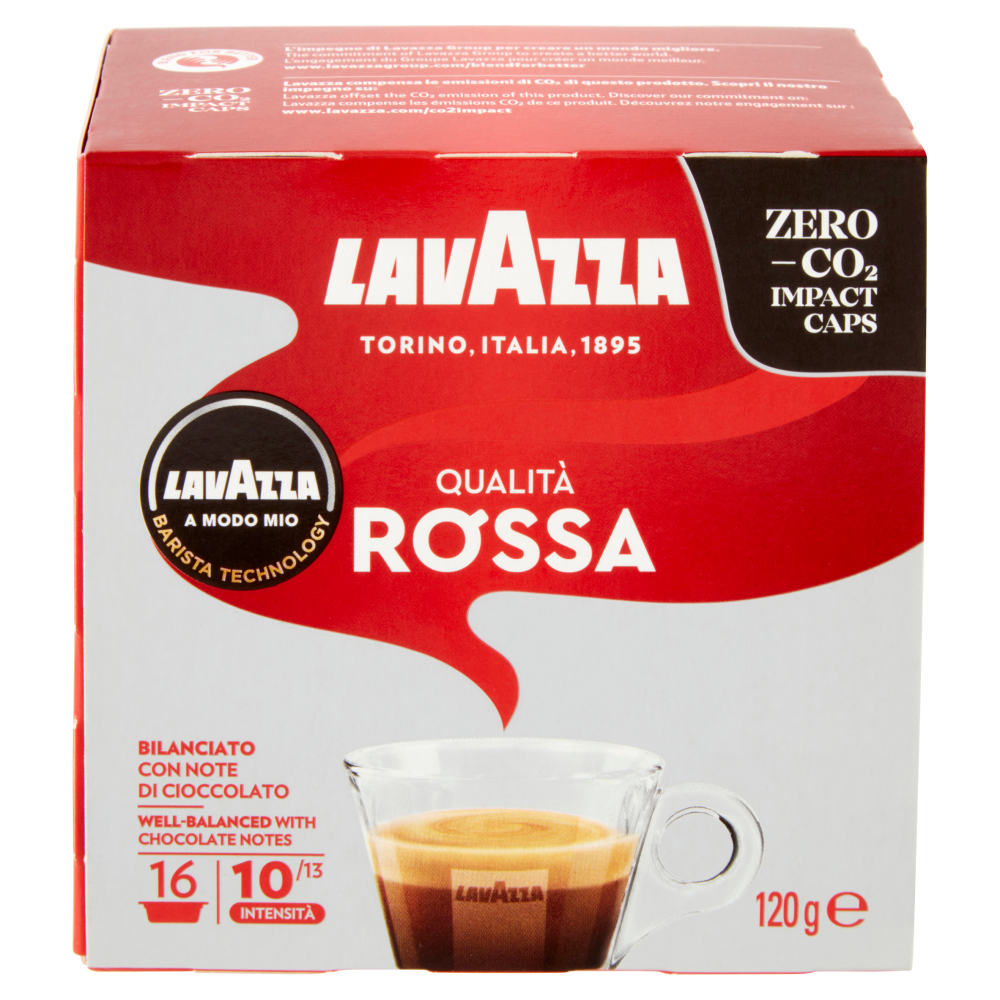 Lavazza A Modo Mio Qualità Rossa 16 Capsule 120 g