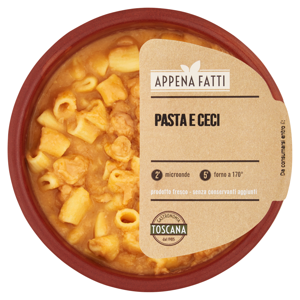 Gastronomia Toscana Appena Fatti Pasta e Ceci 250 g