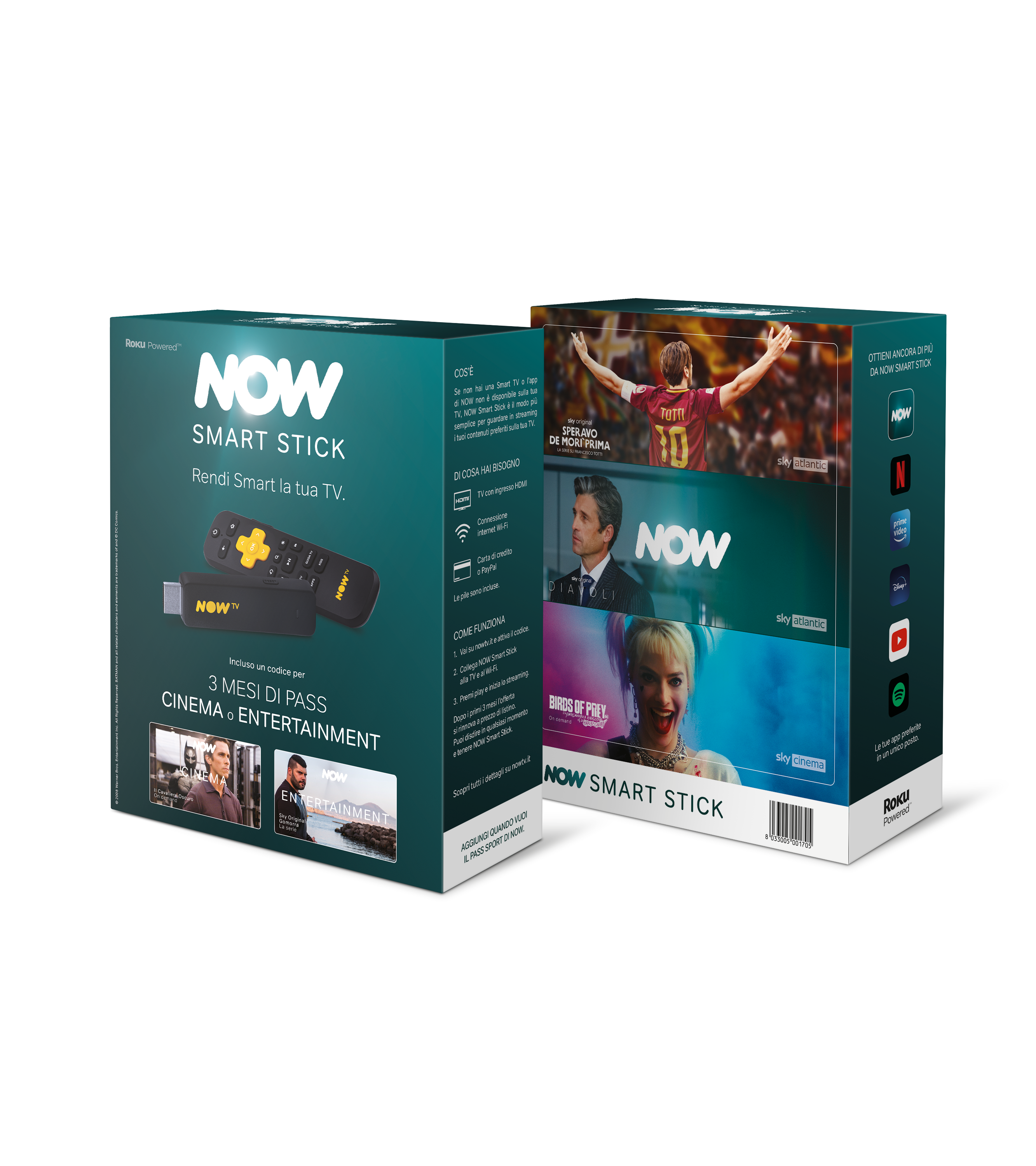 Now TV Smart Stick con inclusi i primi 3 mesi