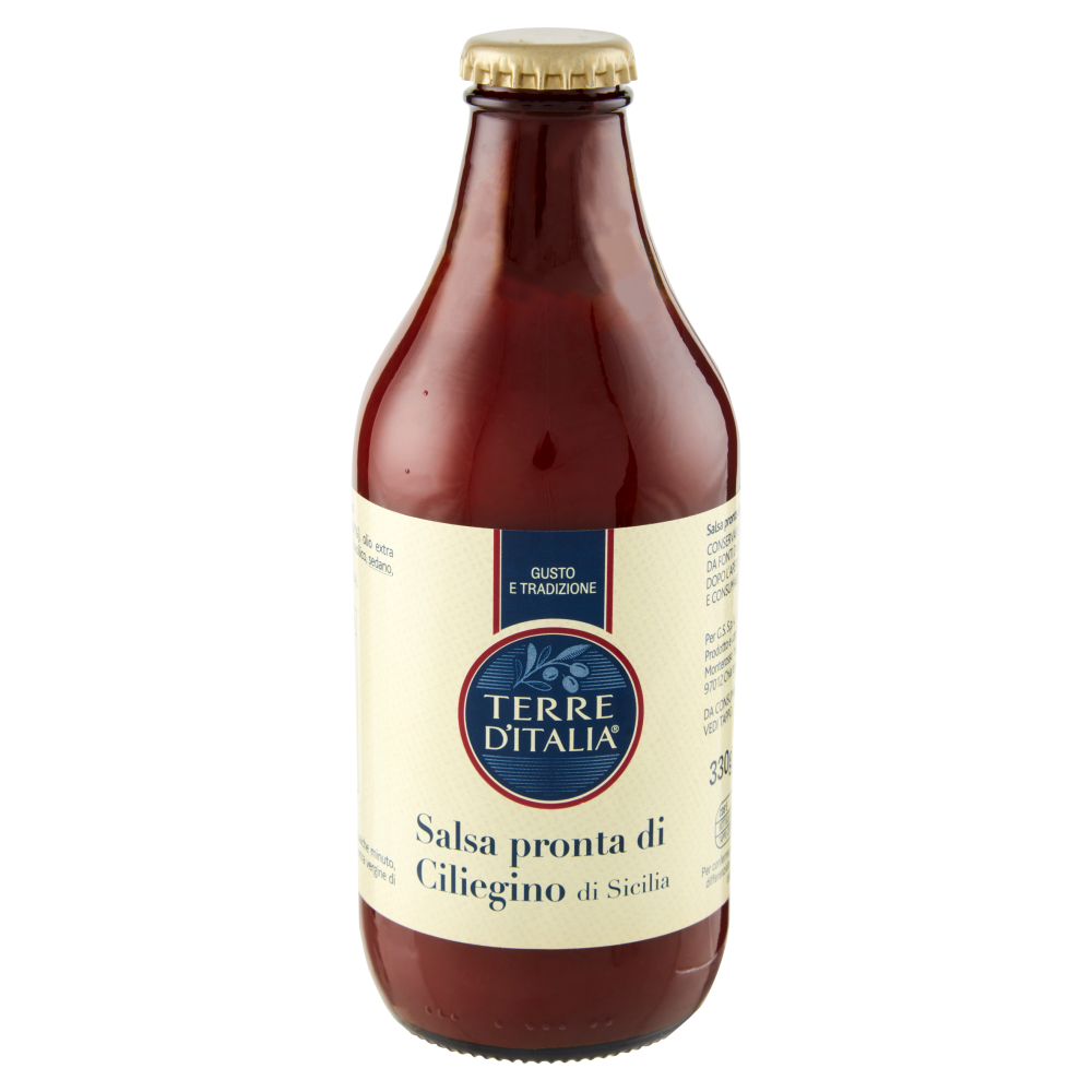 Terre d'Italia Salsa pronta di Ciliegino di Sicilia 330 g
